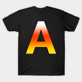 Fire Letter A T-Shirt